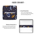 thumbnail image 6 of Leather Tissue Box Cover Square - Galaxy Waterproof Tissue Box Holder Paper Case Organizer Dispenser for Modern Home Office Room Home Bathroom Decor, 6 of 7