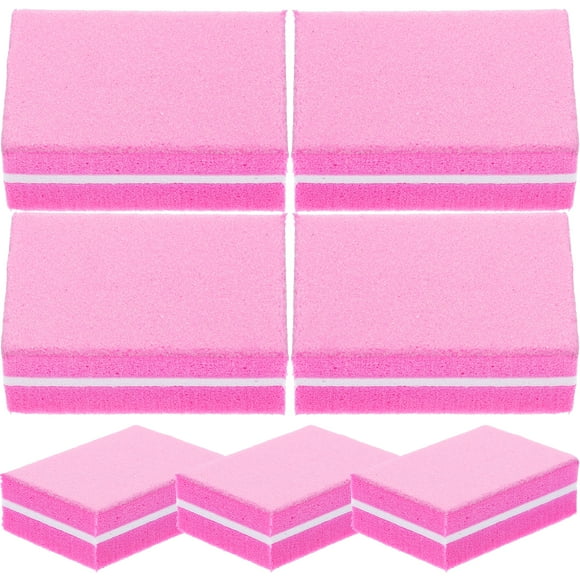 BRIGHTFUFU 50 piezas de bloque pulidor de uñas, lima de uñas de doble cara, lima de uñas para manicura, limas de uñas