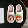 thumbnail image 2 of MUXiin Halloween Slippers For Women,Womans Slippers Size 8.5,Halloween Cookies Nostalgic Creativity New Cotton Slippers For Men And Women At Home Winter Plush Slippers, 2 of 9