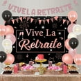 thumbnail image 3 of Retirement Party Decorations for Women, Happy Retirement Balloons, Banner and Sash, Rose Gold Happy Retirement Backdrop for Happy Retirement Supplies, 3 of 7
