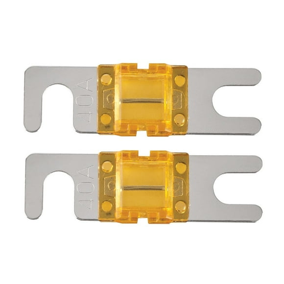 Fusibles MINI ANL T-Spec V8-MANL40 de 40 A, chapados en níquel, paquete de 2