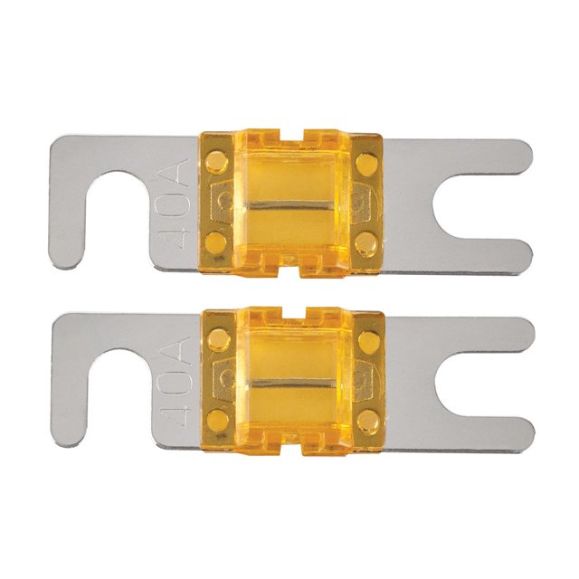 Fusibles MINI ANL T-Spec V8-MANL40 de 40 A, chapados en níquel, paquete de 2