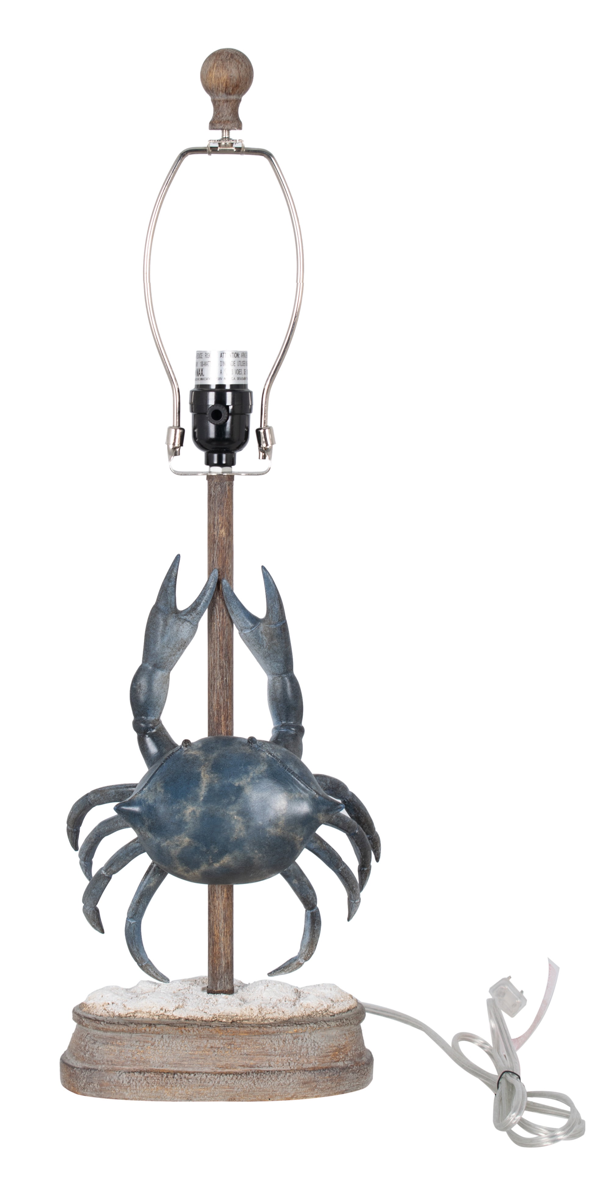 Cooper Ridge Polyresin 31" Table Lamp with Linen Shade, Navy Blue (Set of 2)