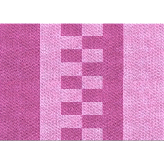 Ahgly Company Indoor Rectangle Patterned Violet Purple Area Rugs, 3' x 5'