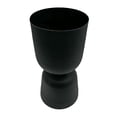 thumbnail image 2 of Bergamo Art 13 Inch Decorative Handmade Aluminum Modern Flower Vase in Charcoal, 2 of 5