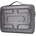 thumbnail image 1 of Funda para portátil DOISO 15.6 pulgadas con asa impermeable gris oscuro, 1 of 7
