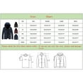 Aipengry Jacket for Men Winter Coats Solid Color Jacket Zipper Long