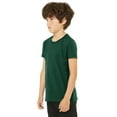thumbnail image 5 of Daxton Youth Size Short Sleeve Tee Basic Tshirt Tops- Forest, X-Small, 5 of 6