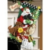 Santa Paws Bucilla Felt Applique Christmas Stocking Kit