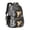Grey and Gold, variant on Black and Gold Marble Pattern Backpack for School, Cute School Bag with Adjustable Shoulder Straps and Padded Back, 16.9"x12.6"x5.9"