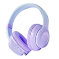 thumbnail image 2 of Wireless Gaming Headset Gradient BT5.2 Connection Soft Ear Cushions Colorful Lights Game Headset for Desktop Laptop Purple, 2 of 5