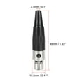 thumbnail image 2 of Conector XLR hembra de 3 pines mini de 2 piezas, conector de cable de micrófono, enchufe de micrófono, socket de audio, 2 of 4