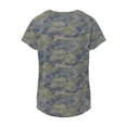 thumbnail image 2 of LAT B04938982 Women Curvy Collection Fine Jersey T-Shirt, Vintage Camo - Size 1 - 14 to 16, 2 of 2