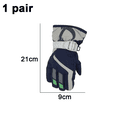 thumbnail image 2 of Guantes de esquí de invierno para niños, guantes de snowboard impermeables, mitones de nieve cálidos para niño y niña, 2 of 5