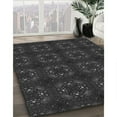 thumbnail image 3 of Ahgly Company Machine Washable Indoor Rectangle Transitional Midnight Gray Area Rugs, 5' x 8', 3 of 7