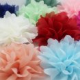 thumbnail image 2 of 5x Flores artificiales de gasa falsas para la decoración de la boda Artesanía ricolaje verde Sunnimix Cabeza de flor de tocado diy, 2 of 8