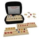 thumbnail image 1 of Juego Rummy Cube Tuvcany, 106 fichas con 4 estantes de madera, más de 8 pulgadas, 1 of 6