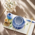 thumbnail image 5 of Eurhowing 7-Piece Matcha Whisk Set, Japanese Matcha Tea Set with Bamboo Whisk, Ceramic Bowl, Scoop & Sifter, Complete Ceremony Kit, Gift, Blue, 5 of 7