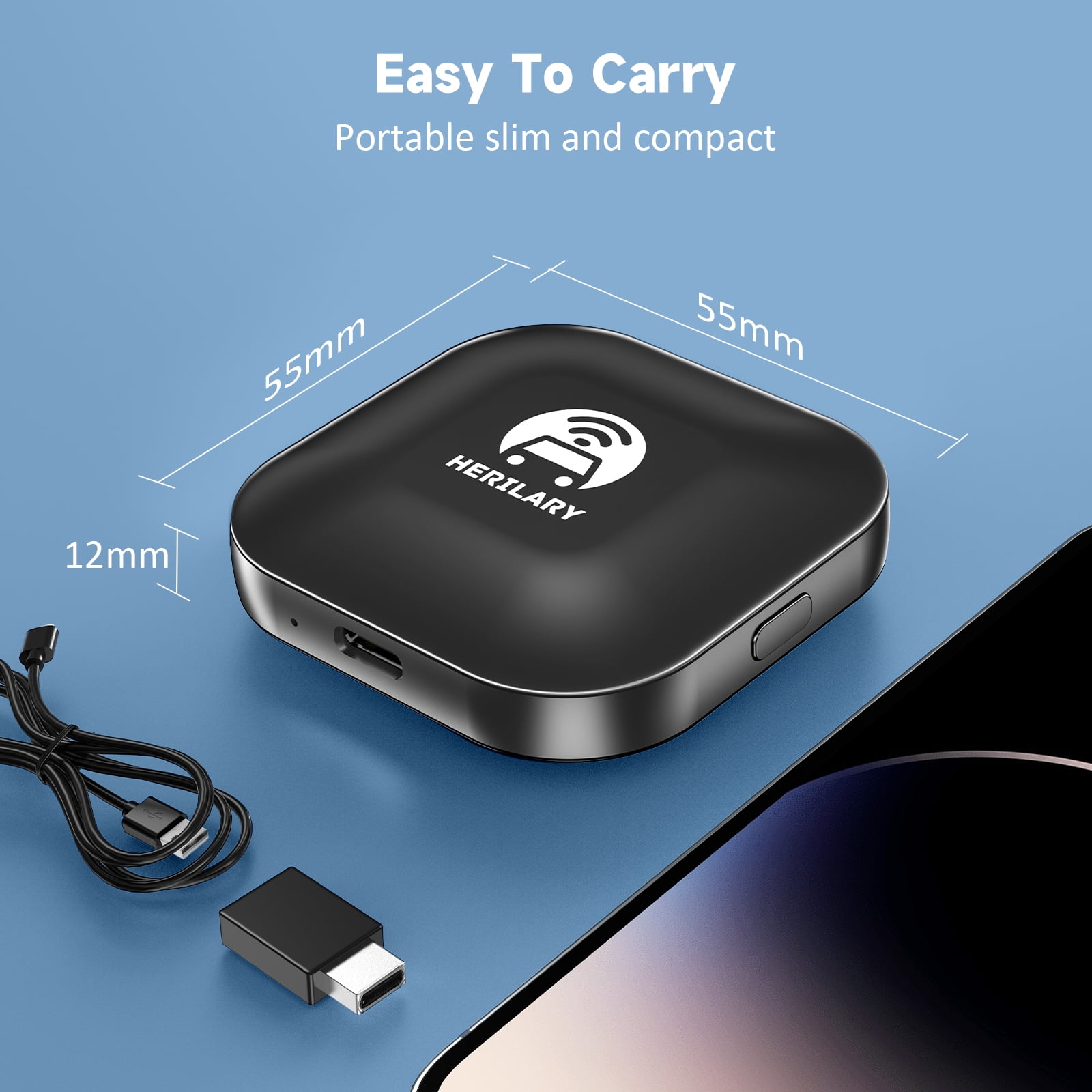 Herilary Wireless Apple Carplay HERILARY C6 SE Wireless CarPlay \u0026 Android AI Box