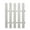 White, variant on White Plastic Garden Fence | Decorative Picket Fence Edging for Lawns & Flowerbeds | 50x40cm Border | Yard Landscape Border