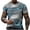 Blue, variant on Kayannuo Tee Shirts for Men Clearance Shirts for Men Valentine's Day Men's T-shirt Not Positioned Regular Print Leisure Vacation Sports Short Sleeve Round Neck T-shirt Blouses