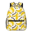 thumbnail image 1 of Balery Banana Fruit Mochila Escolar Impresa, Mochila Ligera para Viajes Casual, Mochila Duradera y Cómoda Multifuncional, Mochila para Laptop-One Size, 1 of 5