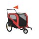 thumbnail image 1 of Aosom 2-in-1 Dog Bike Trailer Pet Stroller Carrier for Large Dogs with Hitch, Quick-release Wheels, Foot Support, Pet Bicycle Cart Wagon Cargo for Tra, 1 of 5