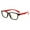Black-Red, variant on Children Optical Glasses, UV Protection Computer TV Phone Flexible Bendable One-piece Safe Eyeglasses Girls Boys Plain Mirror Anti-blue Light Silicone Goggles Eyewear Frame