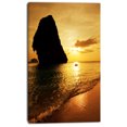thumbnail image 2 of Amazing Evening Tropical Beach - Seashore Canvas Art Print, 2 of 3