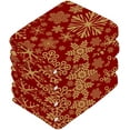 thumbnail image 4 of GZHJMY Christmas Snowflake Washcloths 2 Pack, Super Soft Absorbent Cotton Baby Face Towels, Washable Reusable Fingertip Towel for Bath Gym Hotel Spa, 12 x 12 Inch, 4 of 7