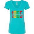 thumbnail image 3 of Inktastic 1865 Juneteenth Women's V-Neck T-Shirt, 3 of 5