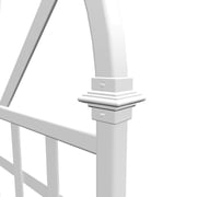 Vita 39L x 77H Athens Vinyl Trellis, White