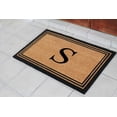 thumbnail image 4 of A1 Home Collections A1HOME200021-BR-Monogramme A1HC Tapis de Porte en Fibre de Coco Pure Naturelle avec Dos en PVC Robuste Monogramme, S, 4 of 4