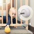 thumbnail image 5 of SUSWIM 4 Pack Baby Gate Wall Protector Protect Walls from Pet Gates & Dog Gates - No Safety Hazard on Spindles - for Child Pressure Mounted Baby Gate for Stairs Cup Guard - White, 5 of 6