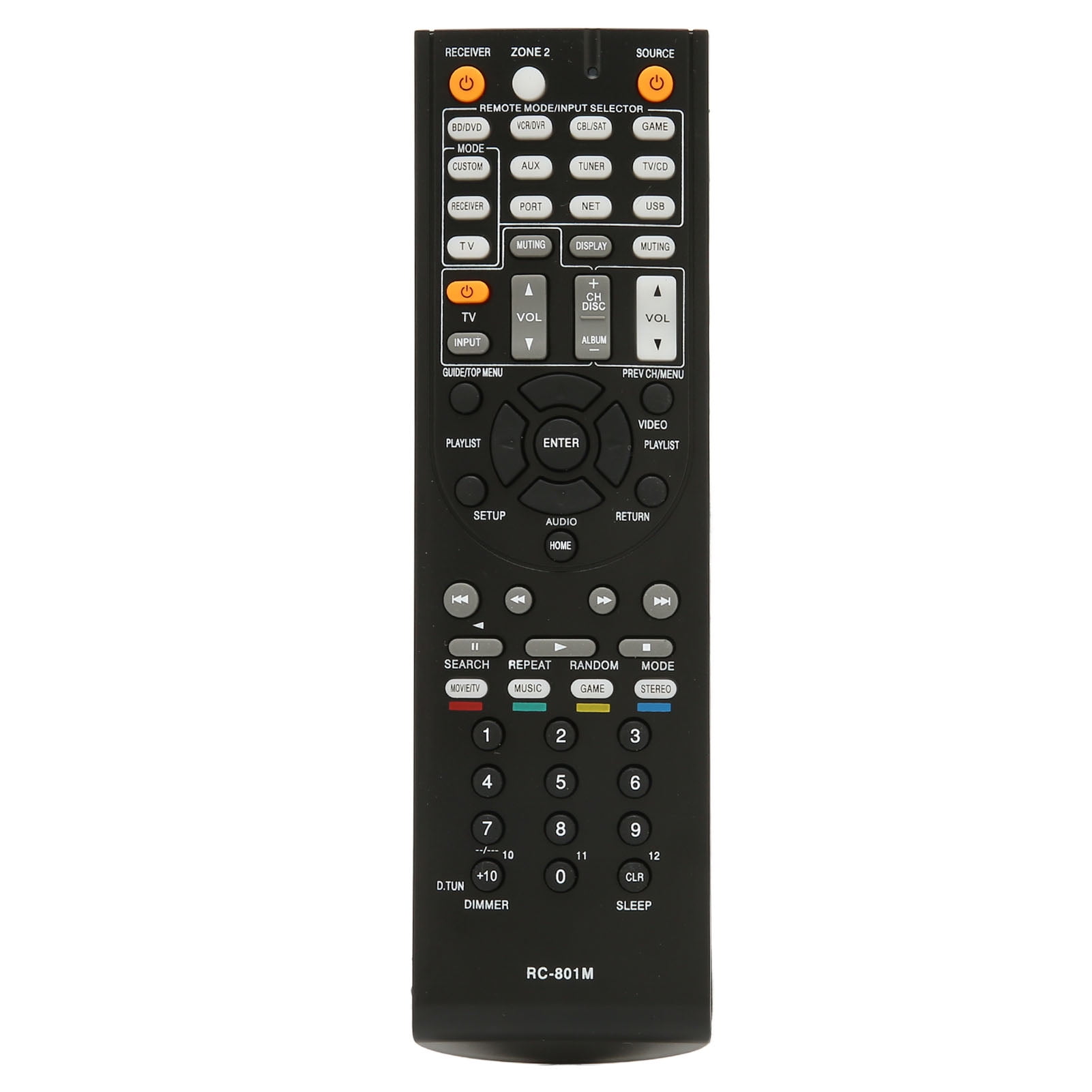 Rm Control Onkyo Receptor AV Remoto,RC 801M Control Remoto Receptor AV Control ...