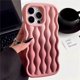 thumbnail image 2 of Bonita funda de teléfono de silicona con patrón de jarrón 3D para iPhone, carcasa de silicona degradada para iPhone 15, 14, 13, 12 Pro Max, 11, ondulada y rizada, a prueba de golpes, 2 of 4