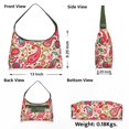 thumbnail image 4 of Ensemble de 2 Sacs Cosmétiques Hobo à Bretelles Imprimé Paisley avec Cuir, 4 of 7