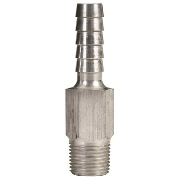 033802-10 0.38 in. Aluminum Anti-Siphon Barb