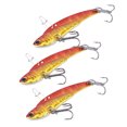 thumbnail image 2 of 3 uds señuelo Artificial de Metal toda la capa de natación hundimiento vibración cebo duro aparejos de pesca dorados, 2 of 10