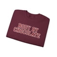 thumbnail image 3 of Chocolate Sweatshirt Gifts Crew Neck Shirt Long Sleeve Unisex, 3 of 7
