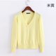 thumbnail image 1 of Suéter de punto con botones para mujer, chaqueta holgada con cuello en V, Tops informales de manga larga, 4XL talla grande, primavera y otoño, 2023, 1 of 5