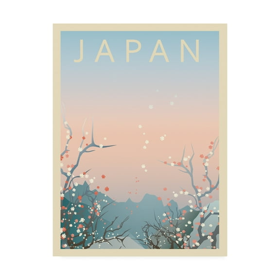 Trademark Fine Art 'Japan Poster' Canvas Art by Incado
