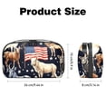 thumbnail image 5 of American Flag Waterproof Oxford Fabric Storage Pouch for Electronic Devices - Cord Organizer, Hard Drive Bags, Canvas Storage Box Small, Charger Cord Organizer - 5.9x9.44x3.14 in, 5 of 6