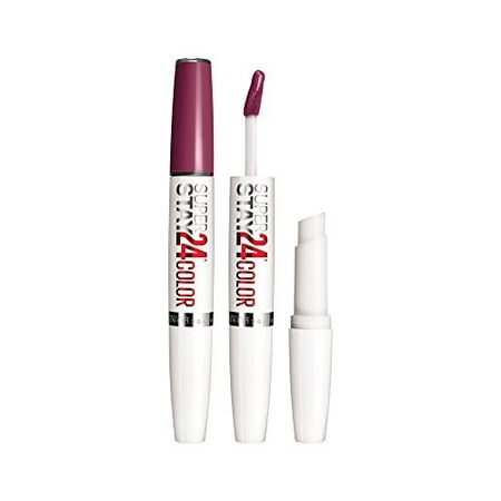 Maybelline SuperStay 24hr 2-Step Lipcolor, Constantly (Best Dark Red Mac Lipstick)