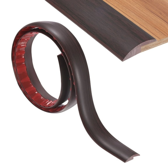 Floor Transition Strip Self Adhesive, 3.28FT for Floors Heights Within 1/5Inch(5mm) [Red Oak]