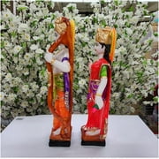 Ram Sita Statue Lord Ram with Sita MATA Idol Ram & Sita Sculpture Hindu God Goddess Statue Lord Ram Goddess Sita Figurine Hindu Religious God Indian Art Spiritual Pooja Decor Gift - AtoZ India Cart