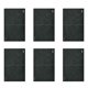 thumbnail image 1 of Placa Con 2 Apagadores Sencillos 1.5 Módulos Lucek FlatPack 6 negro, 1 of 4