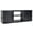 Black, variant on Canddidliike 58 Inch TV Stand with 1500W Faux Fireplace for TVs up to 65 Inch-Natural, Cabinet Media Console with Storage for Living Room Bedroom