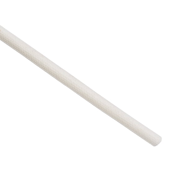 Uxcell 16.4Ft-5mm High TEMP Silicone Fiberglass Sleeve Insulation Cable Protectors White