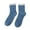 Blue, variant on Fuzzy Socks for Women Socks With Grips Plush Sleep Cozy Winter Soft Fluffy Sock Socks